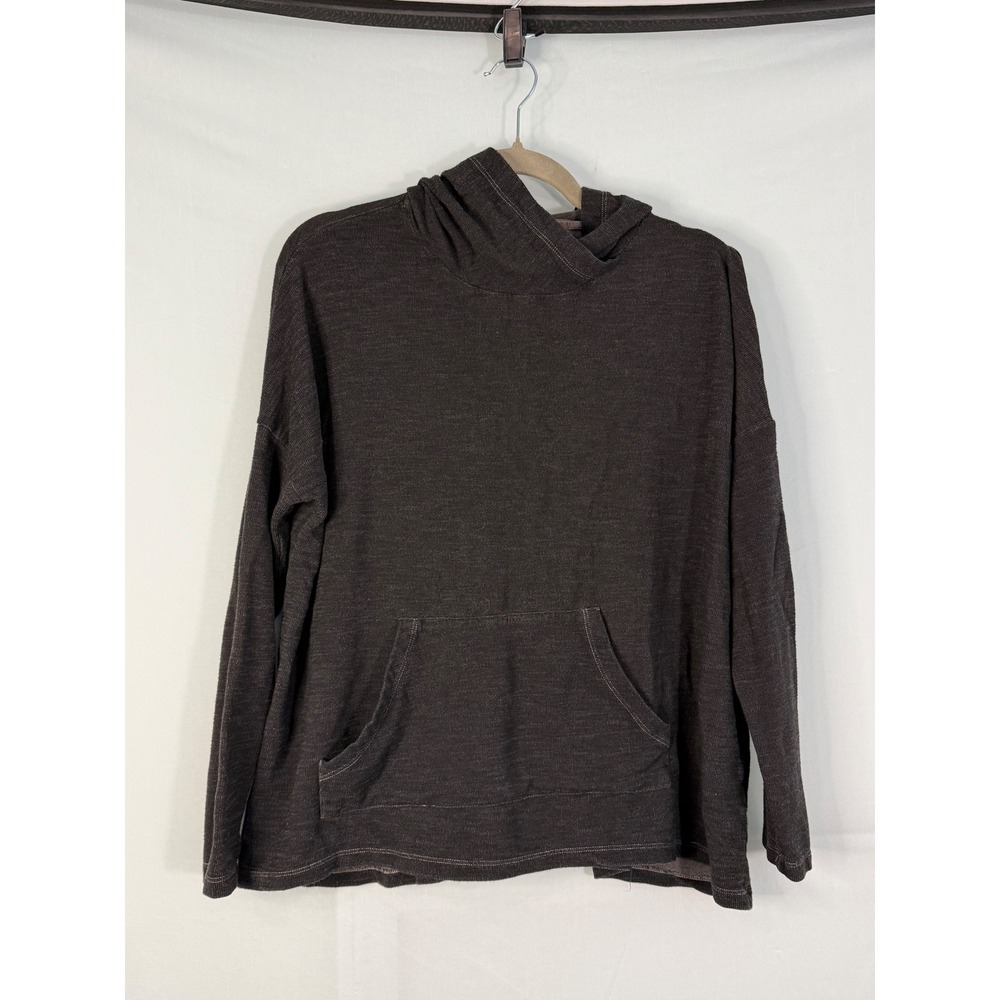 Sundry Hoodie Womens 1‎ Charcoal Grey Viscose Blend Relaxed PS16-05-523